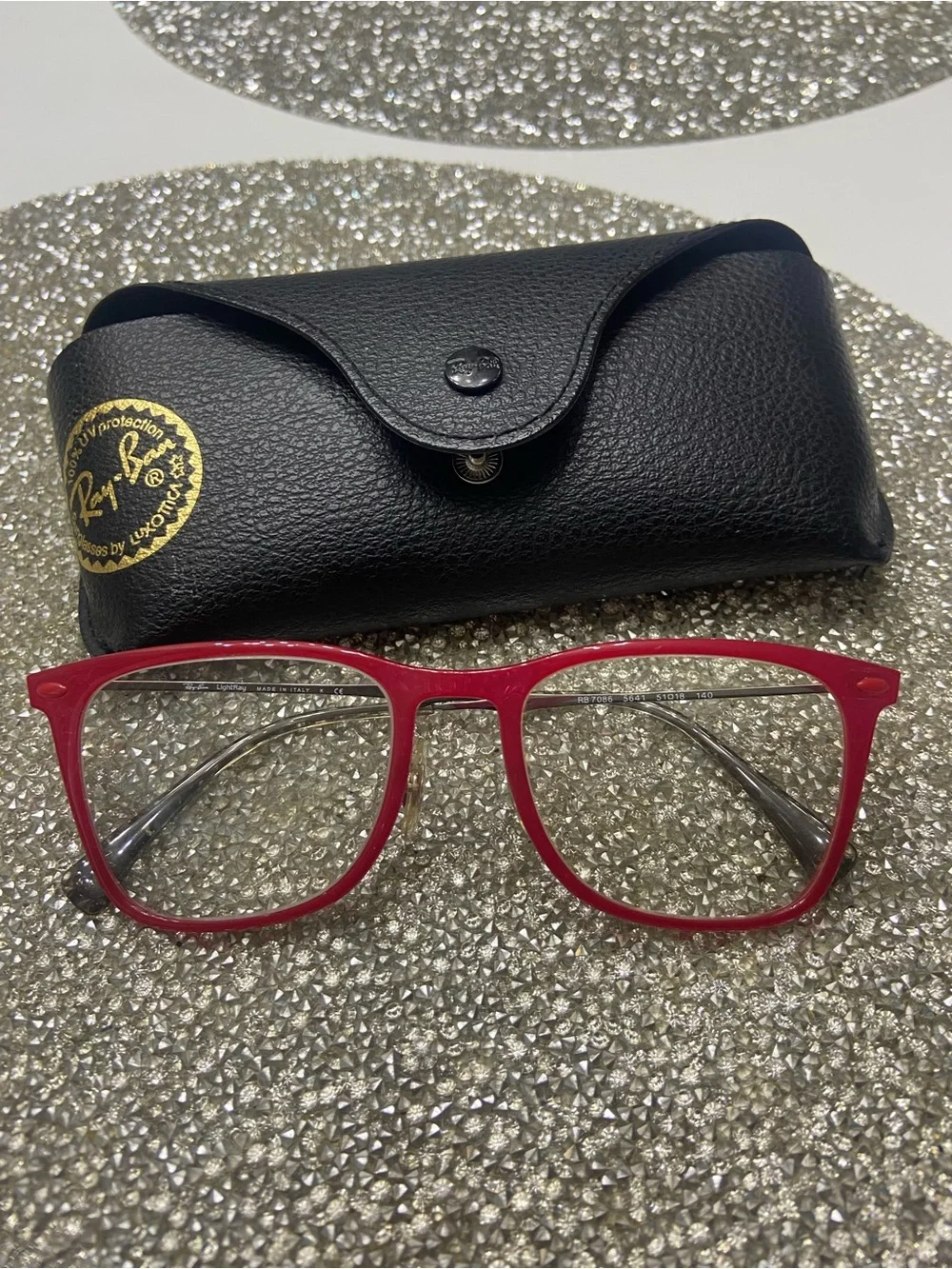 Ray Ban light ray magenta pink eyeglass frames